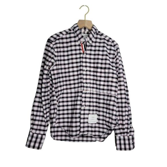 Thom Browne Gingham Button Down Oxford Shirt Size XS? - Picture 1 of 10